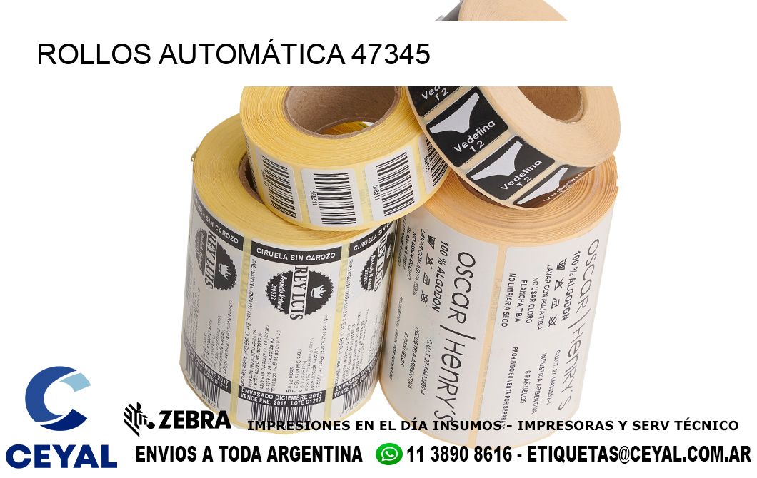 ROLLOS AUTOMÁTICA 47345