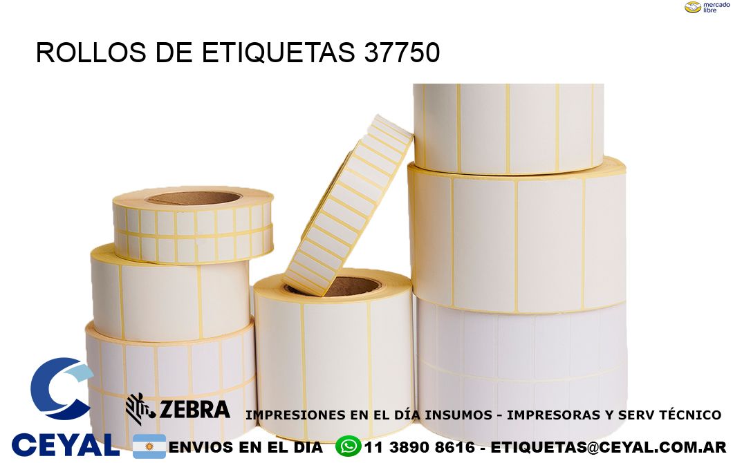ROLLOS DE ETIQUETAS 37750