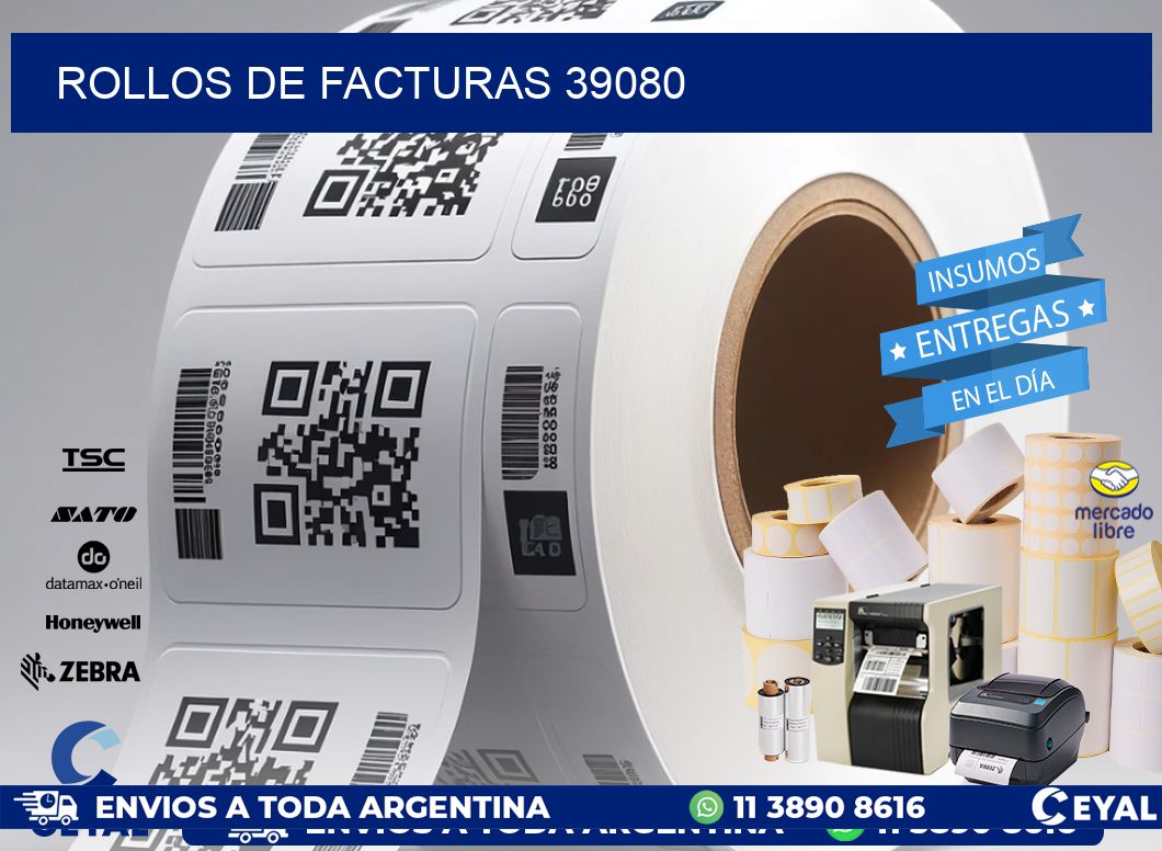 ROLLOS DE FACTURAS 39080