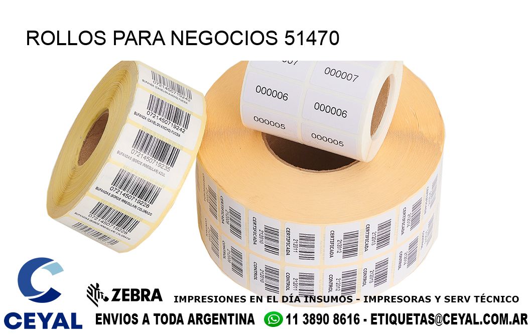 ROLLOS PARA NEGOCIOS 51470