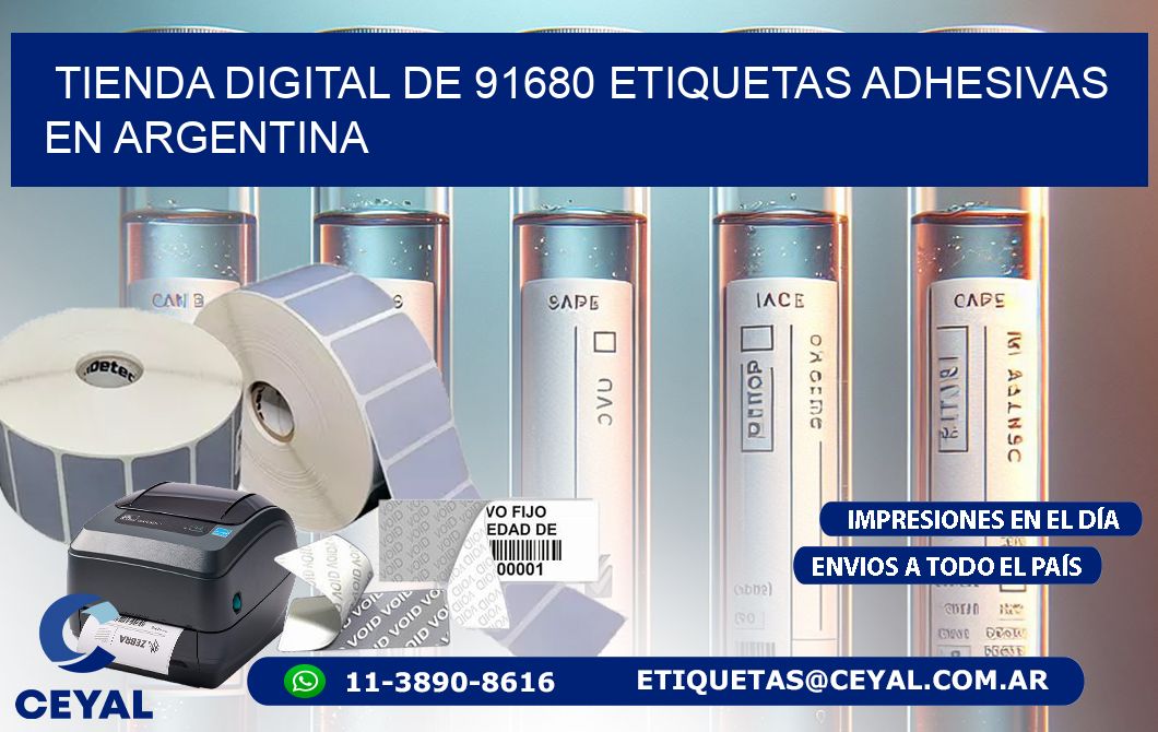 Tienda Digital de 91680 Etiquetas Adhesivas en Argentina