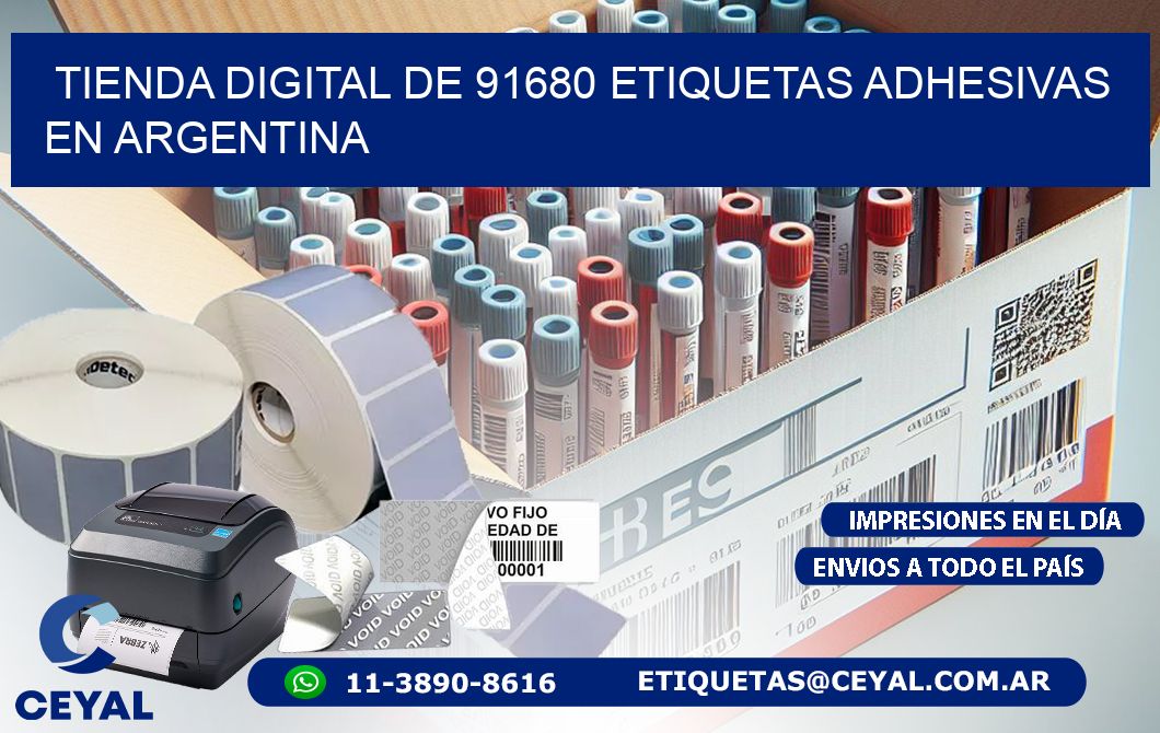 Tienda Digital de 91680 Etiquetas Adhesivas en Argentina