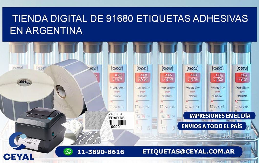 Tienda Digital de 91680 Etiquetas Adhesivas en Argentina