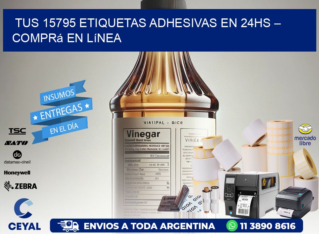 Tus 15795 Etiquetas Adhesivas en 24hs – Comprá en Línea