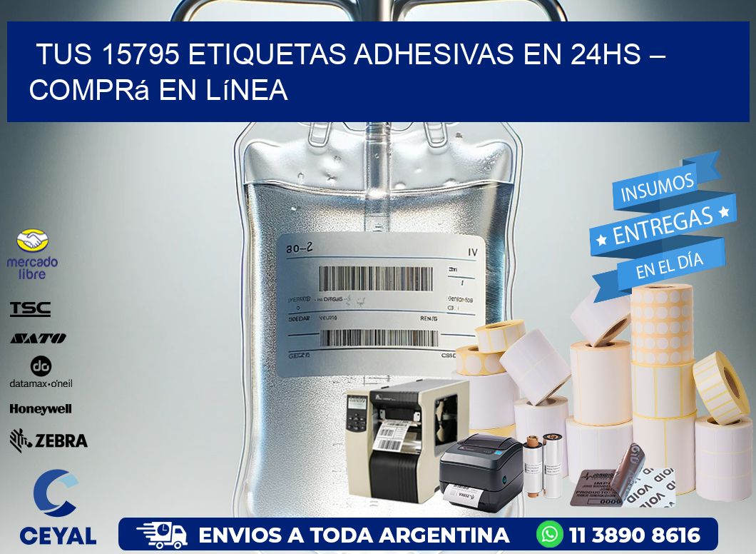 Tus 15795 Etiquetas Adhesivas en 24hs – Comprá en Línea