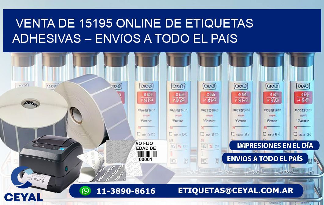 Venta de 15195 Online de Etiquetas Adhesivas – Envíos a Todo el País