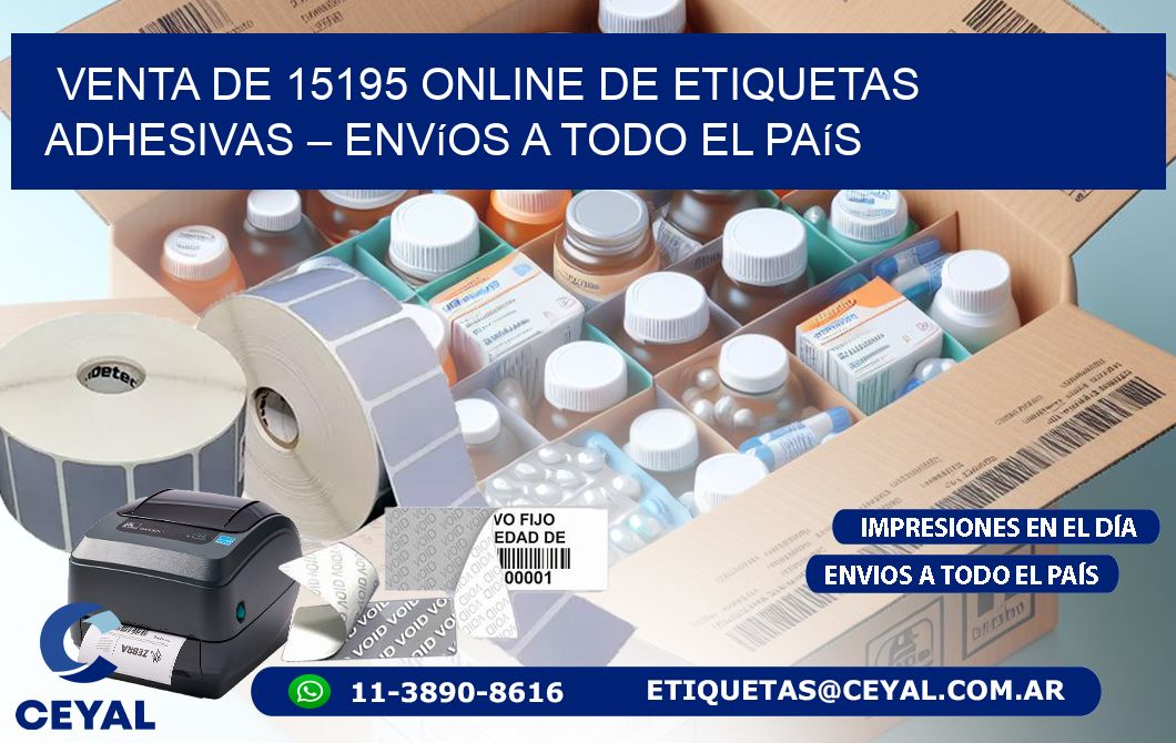 Venta de 15195 Online de Etiquetas Adhesivas – Envíos a Todo el País