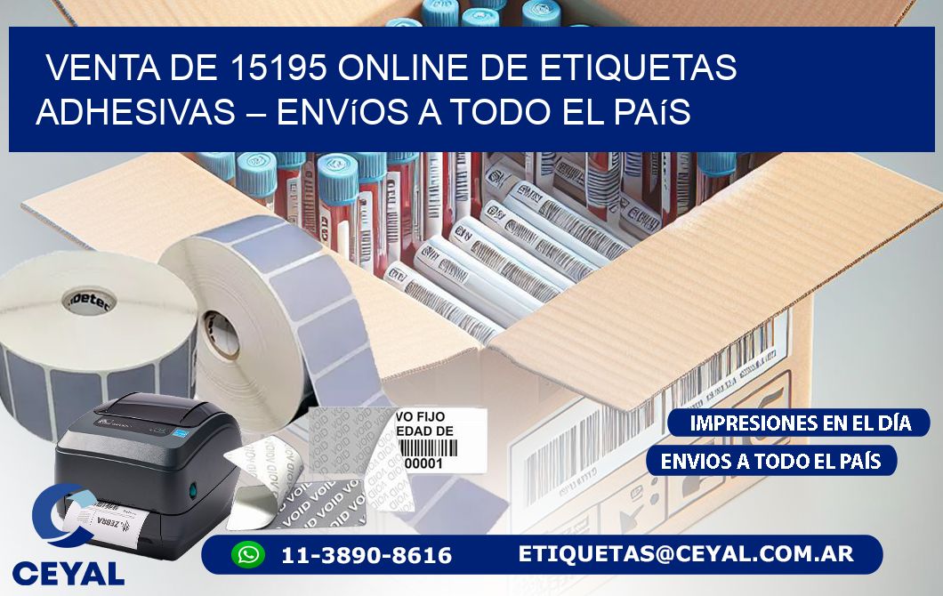 Venta de 15195 Online de Etiquetas Adhesivas – Envíos a Todo el País