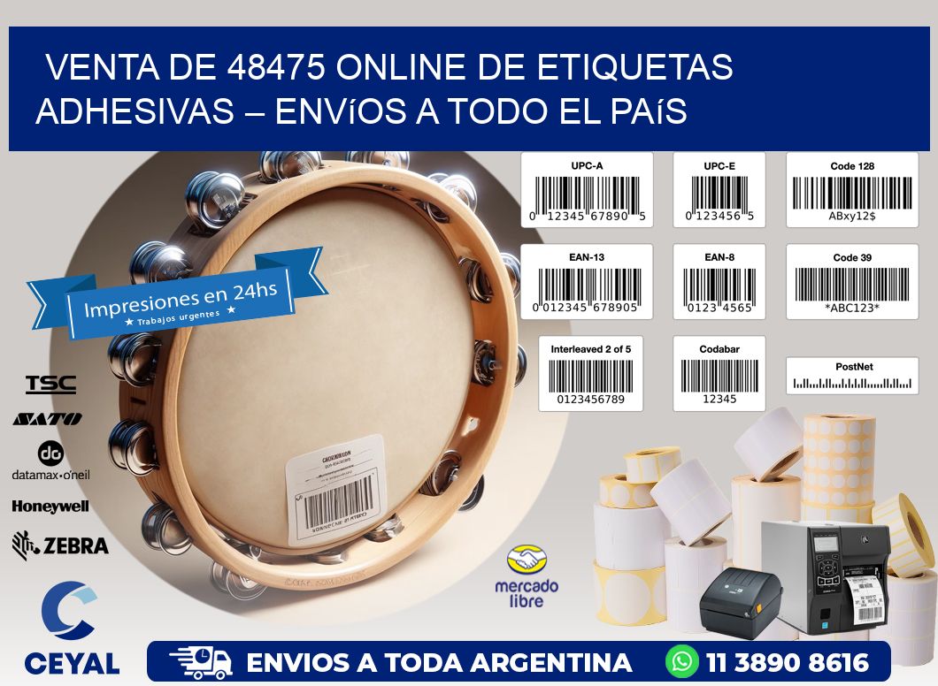 Venta de 48475 Online de Etiquetas Adhesivas – Envíos a Todo el País