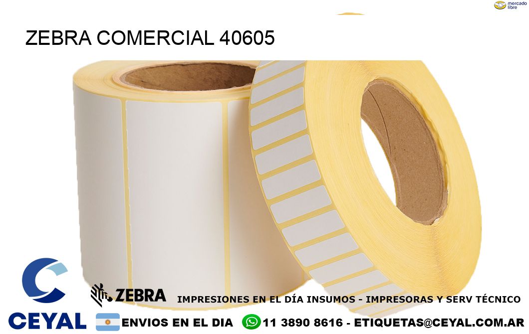 ZEBRA COMERCIAL 40605