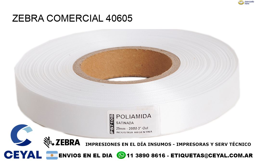 ZEBRA COMERCIAL 40605