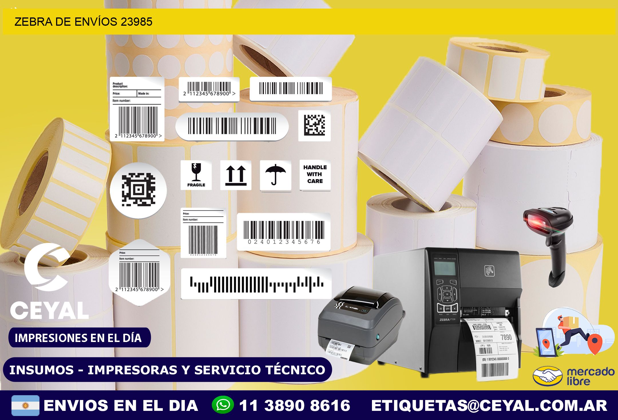 ZEBRA DE ENVÍOS 23985