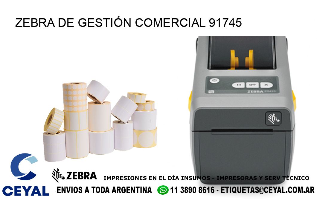 ZEBRA DE GESTIÓN COMERCIAL 91745