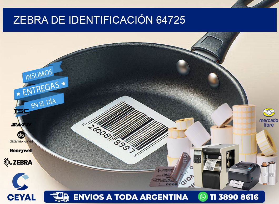 ZEBRA DE IDENTIFICACIÓN 64725