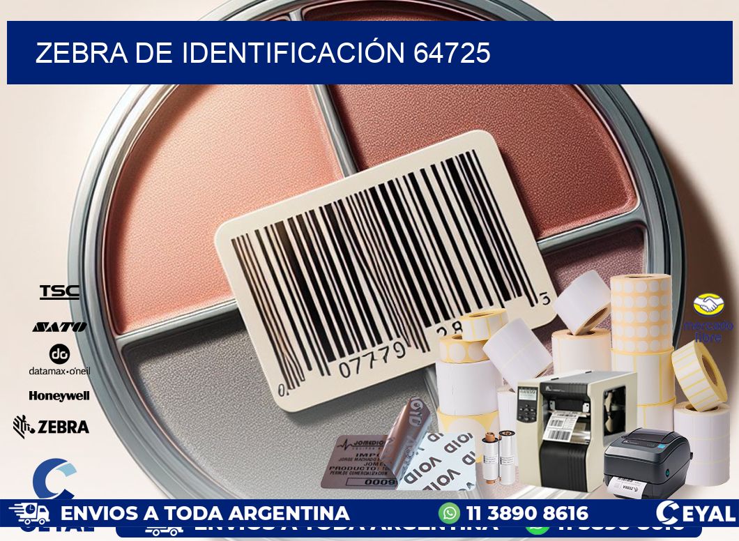 ZEBRA DE IDENTIFICACIÓN 64725