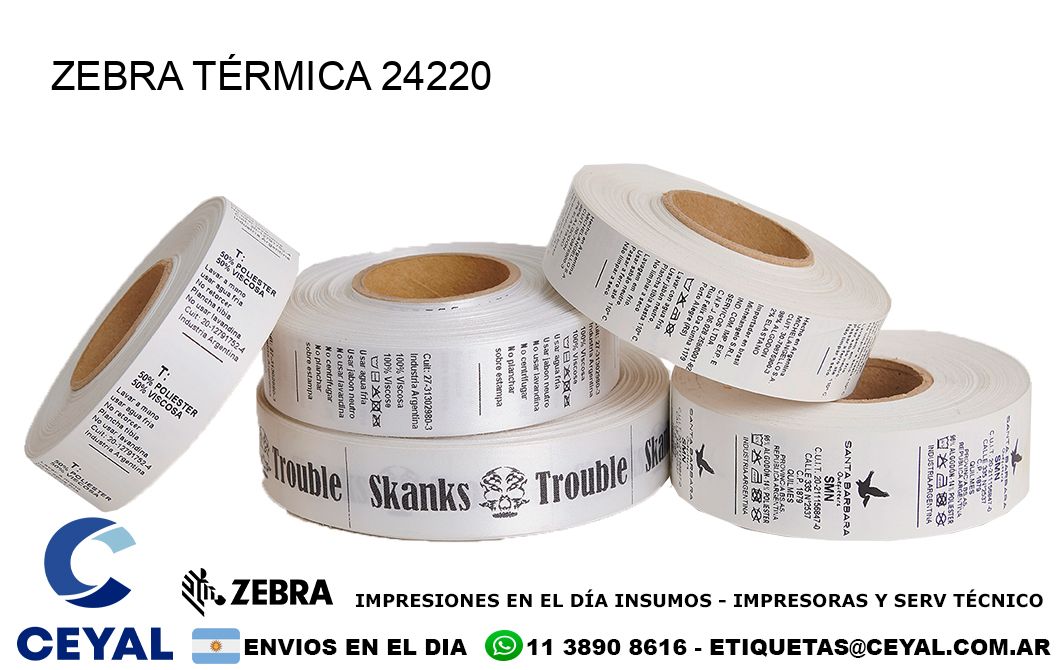 ZEBRA TÉRMICA 24220