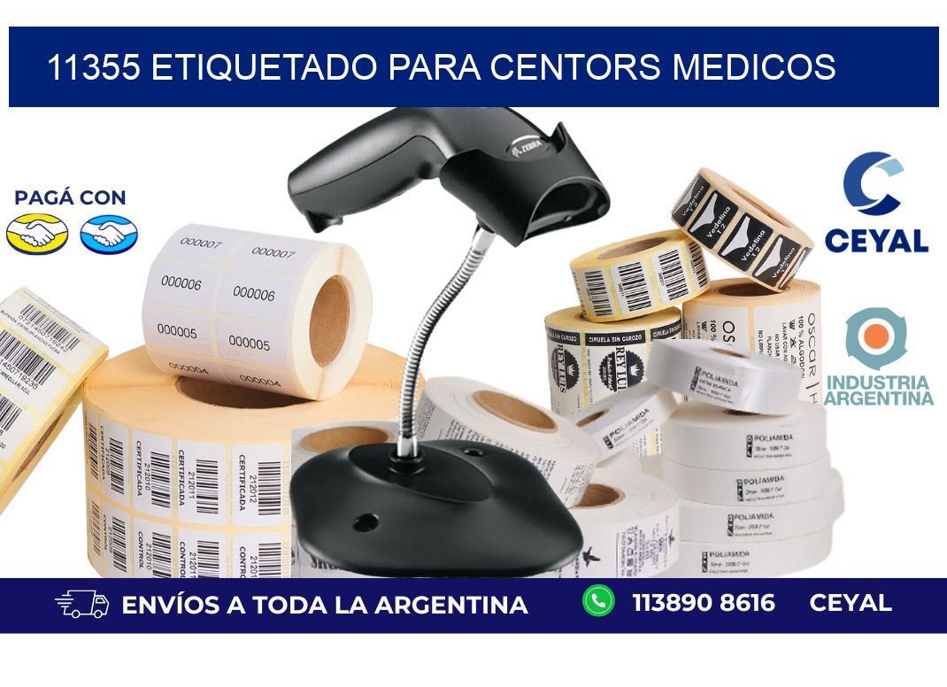 11355 ETIQUETADO PARA CENTORS MEDICOS