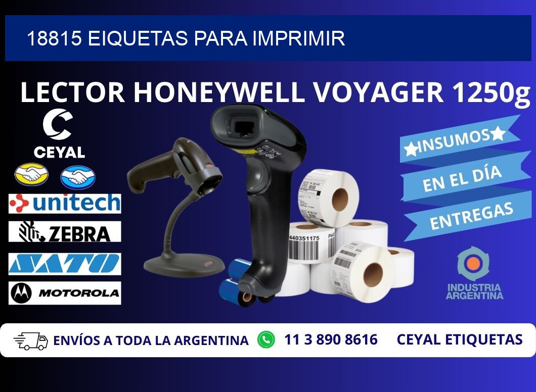 18815 EIQUETAS PARA IMPRIMIR