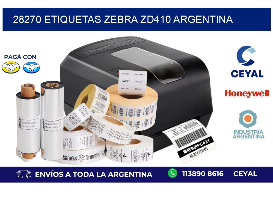 28270 etiquetas zebra zd410 argentina