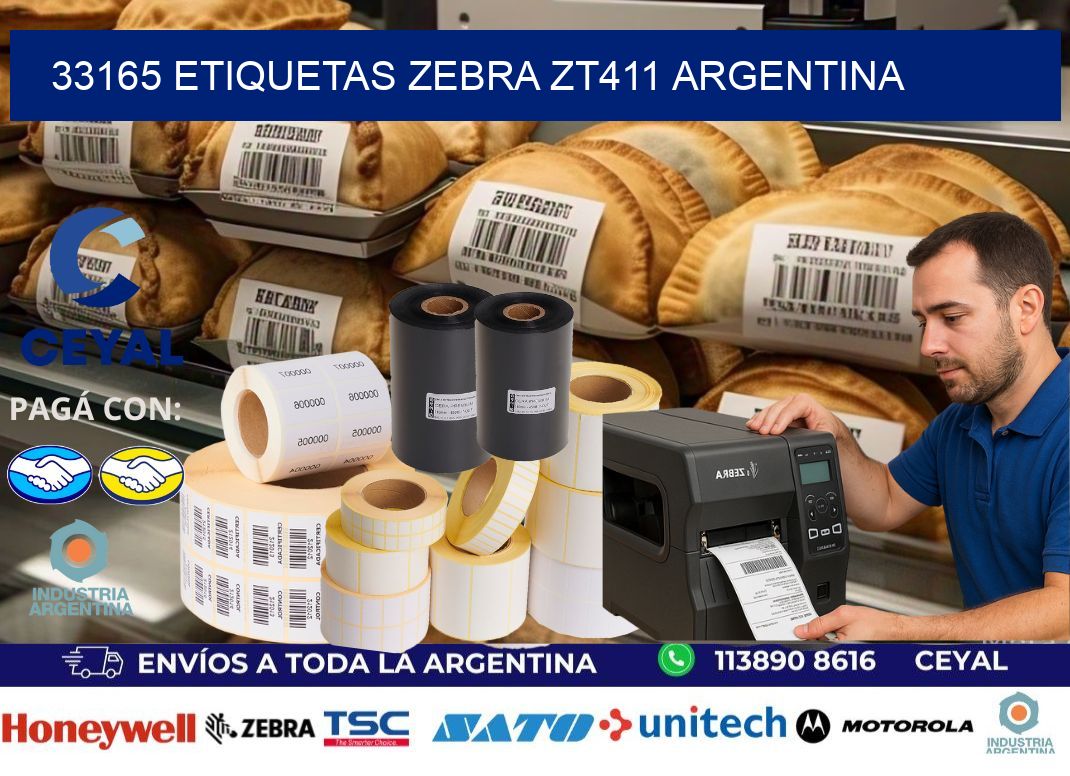 33165 etiquetas zebra zt411 argentina