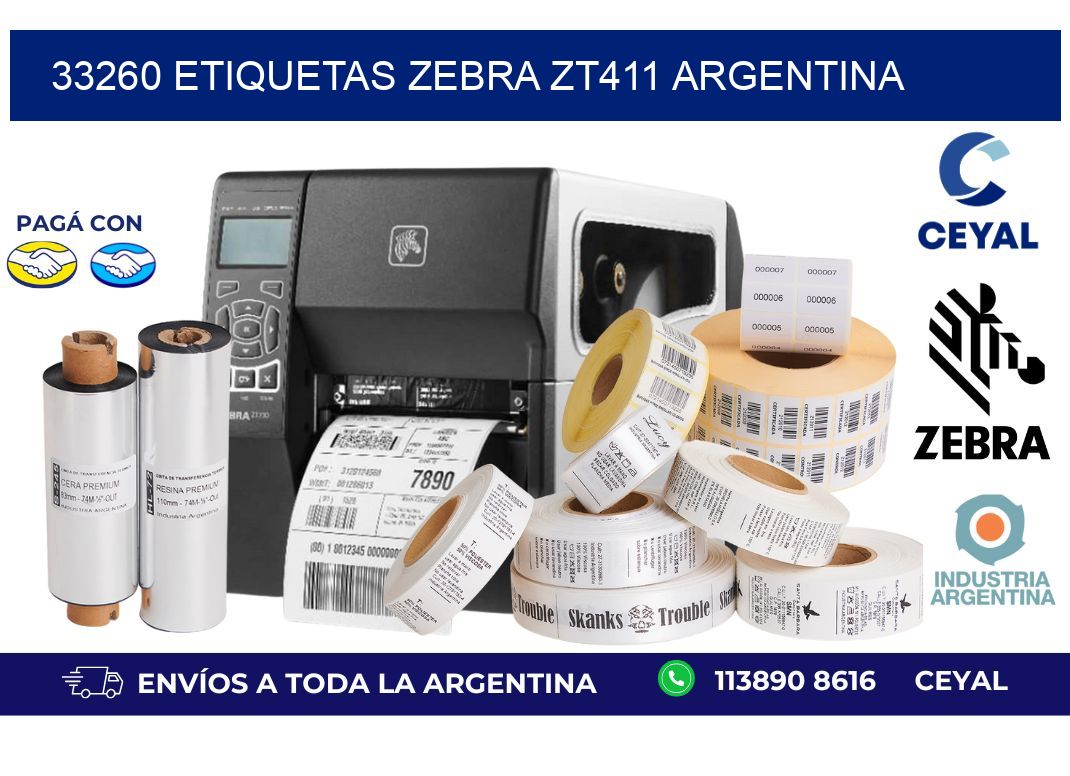 33260 etiquetas zebra zt411 argentina