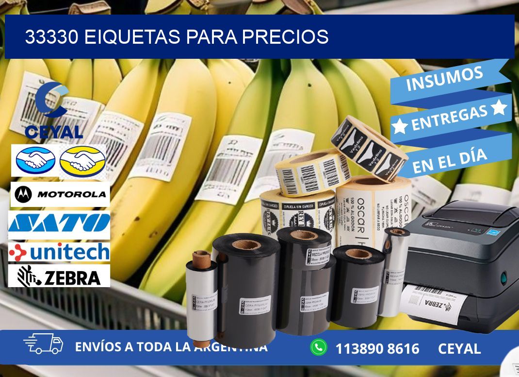 33330 EIQUETAS PARA PRECIOS