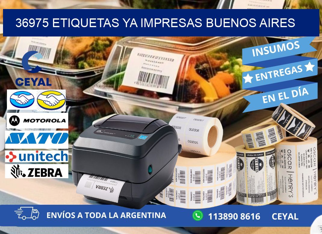 36975 ETIQUETAS YA IMPRESAS BUENOS AIRES
