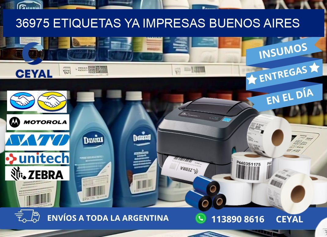 36975 ETIQUETAS YA IMPRESAS BUENOS AIRES