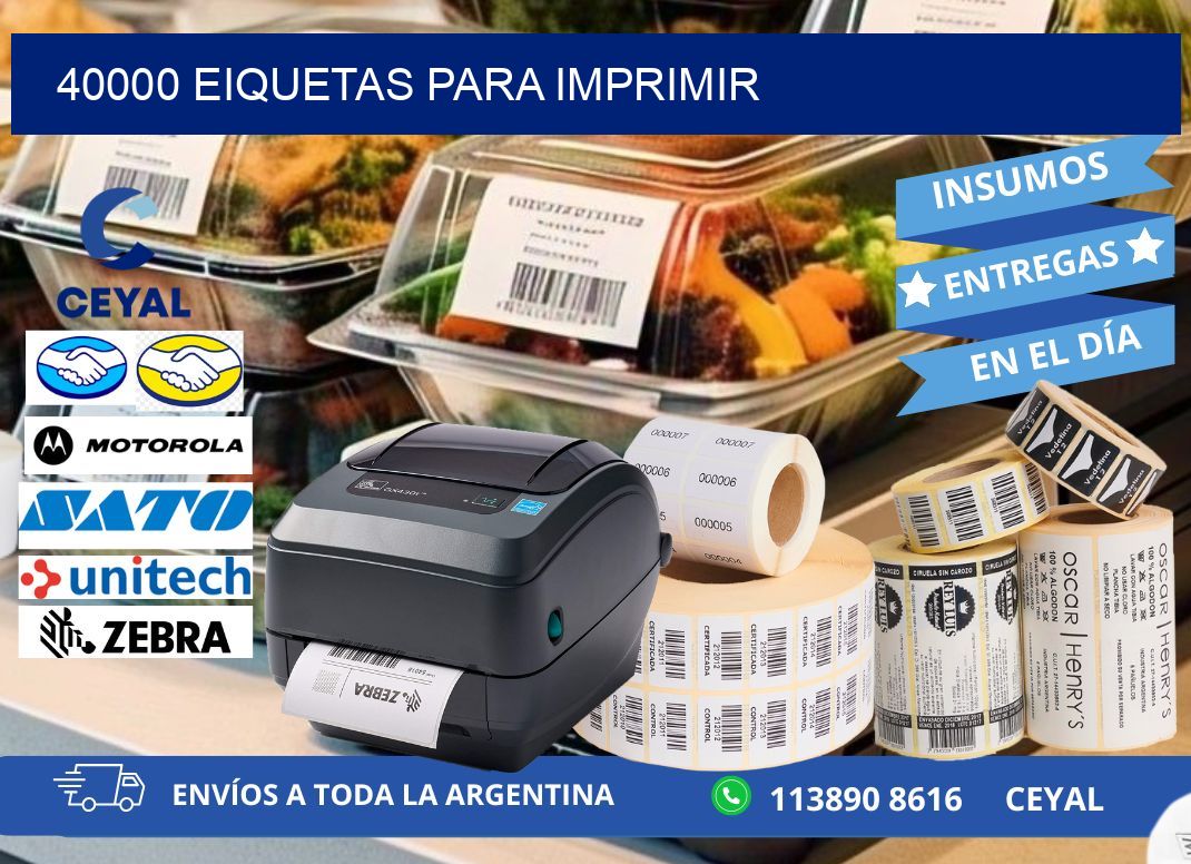 40000 EIQUETAS PARA IMPRIMIR