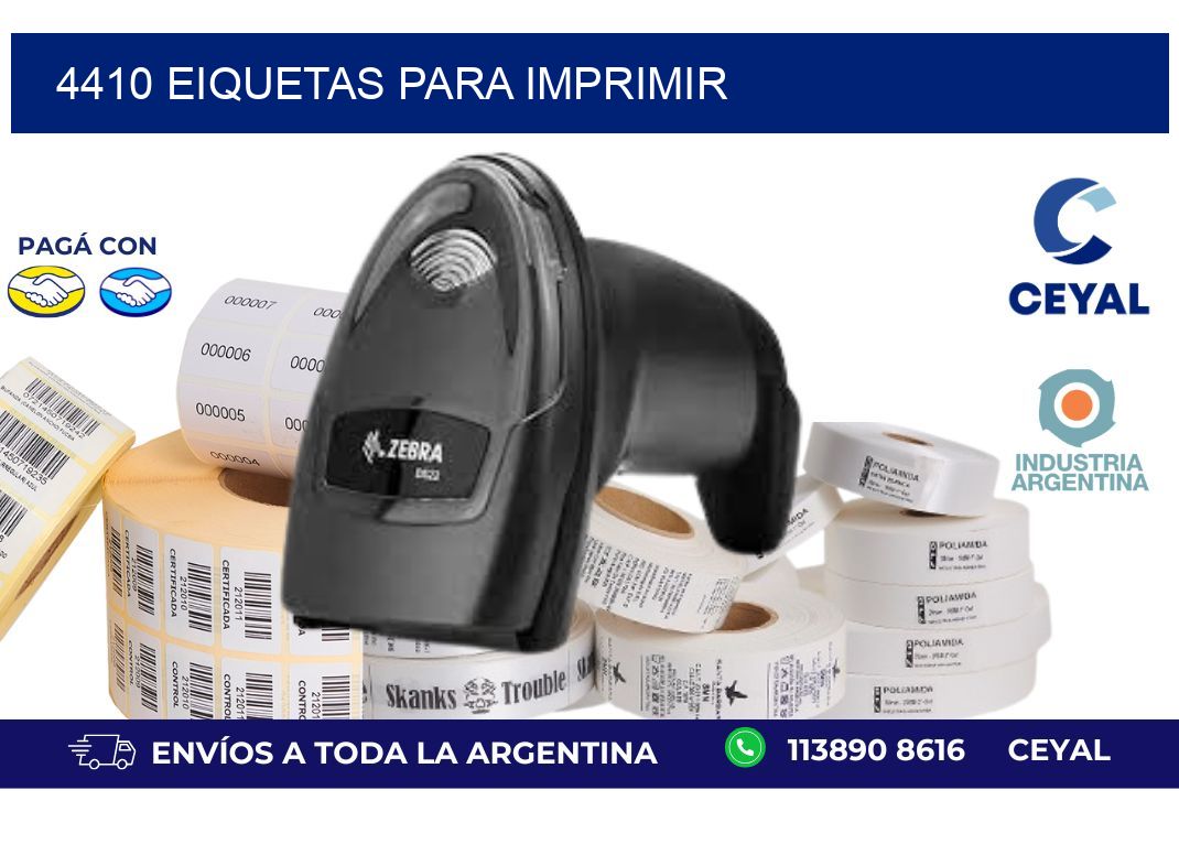4410 EIQUETAS PARA IMPRIMIR