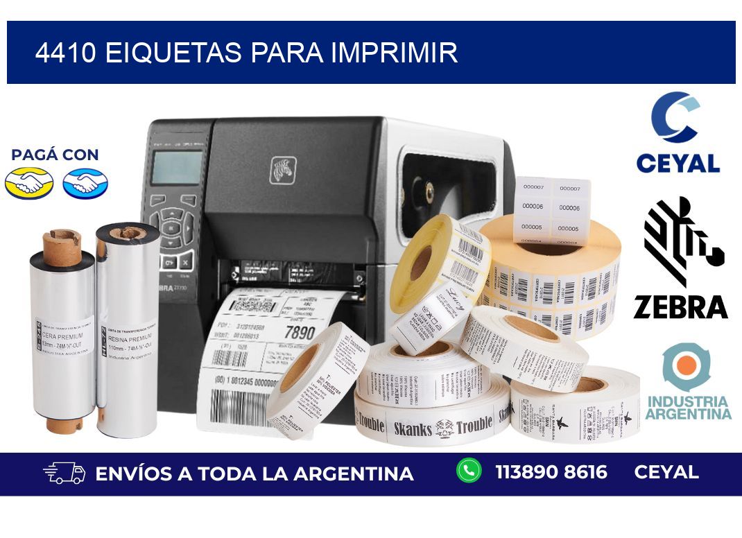 4410 EIQUETAS PARA IMPRIMIR