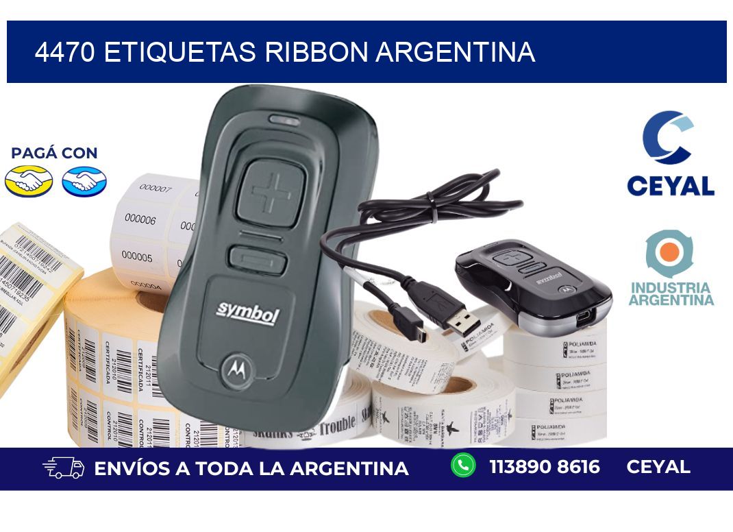4470 etiquetas ribbon argentina