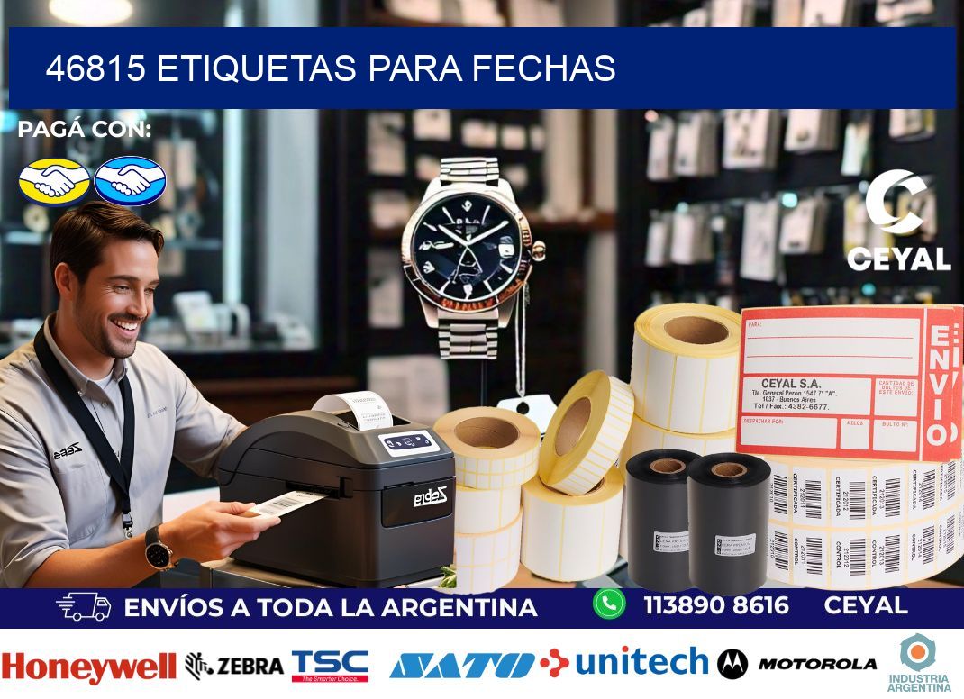46815 ETIQUETAS PARA FECHAS