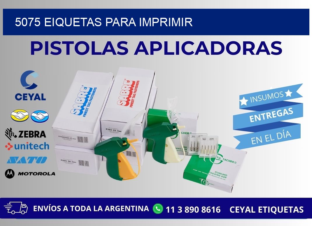 5075 EIQUETAS PARA IMPRIMIR