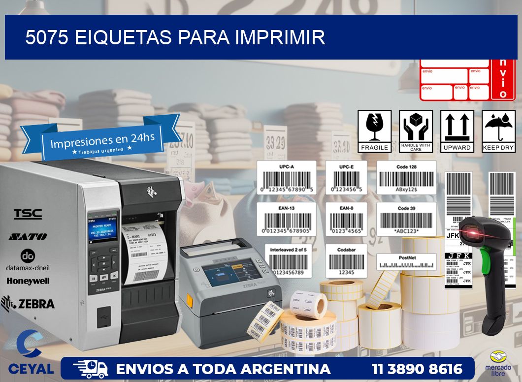 5075 EIQUETAS PARA IMPRIMIR