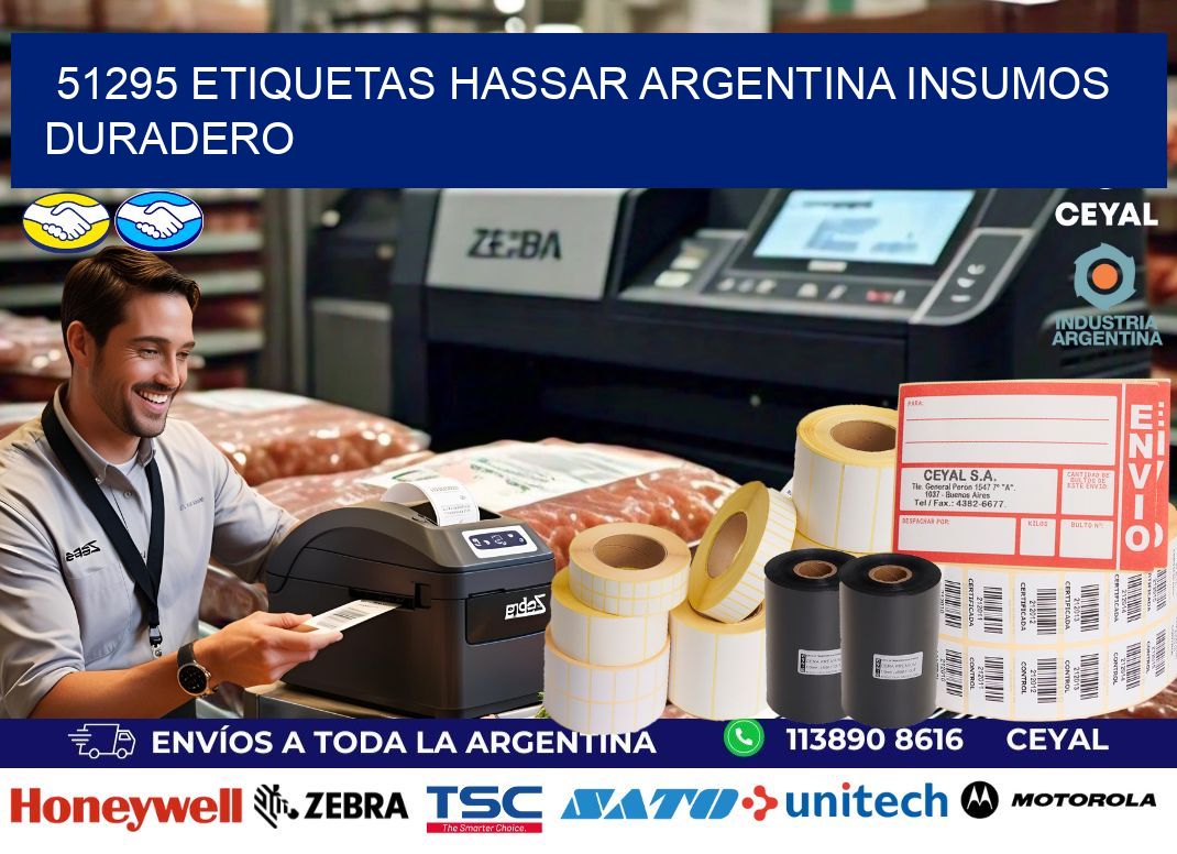 51295 etiquetas hassar argentina INSUMOS DURADERO