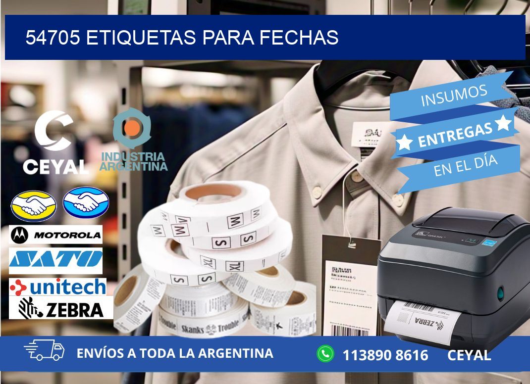 54705 ETIQUETAS PARA FECHAS