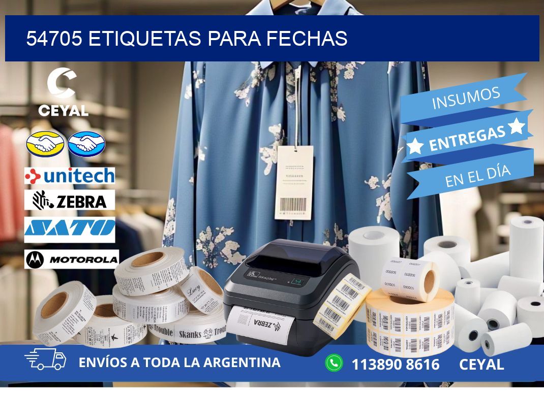 54705 ETIQUETAS PARA FECHAS
