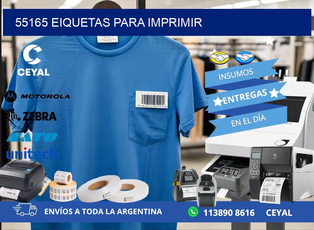 55165 EIQUETAS PARA IMPRIMIR