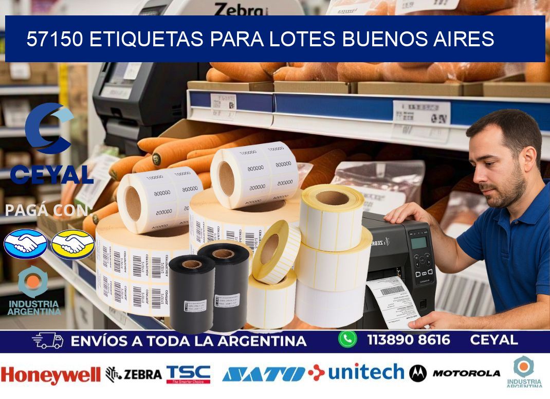 57150 ETIQUETAS PARA LOTES BUENOS AIRES