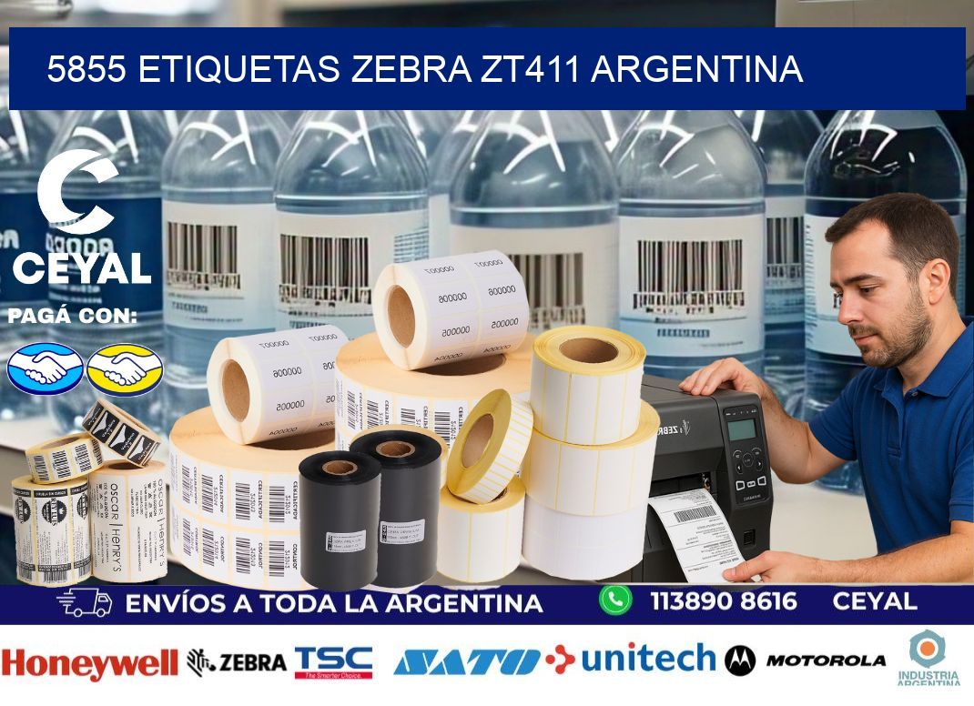 5855 etiquetas zebra zt411 argentina