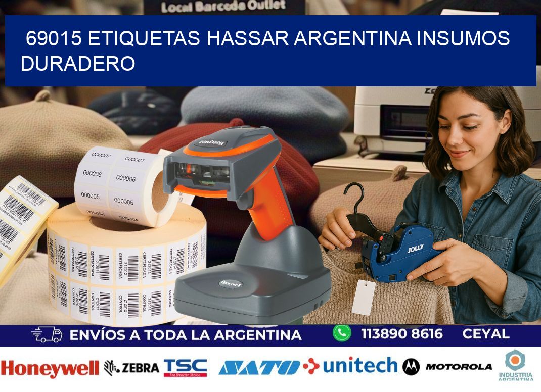 69015 etiquetas hassar argentina INSUMOS DURADERO