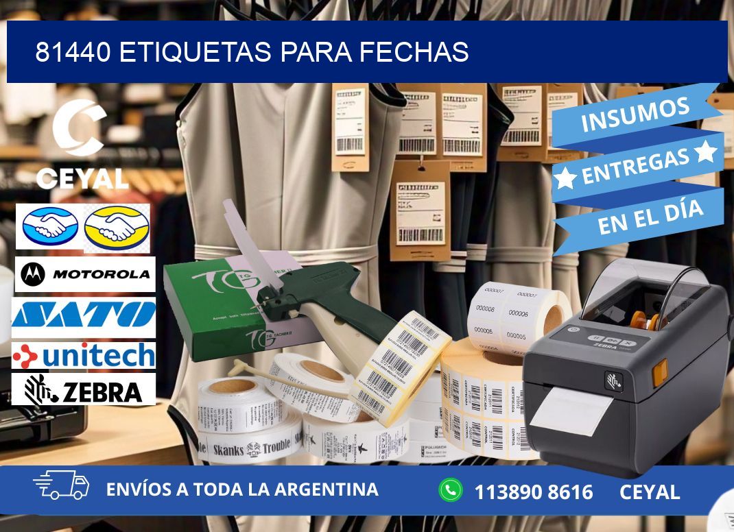 81440 ETIQUETAS PARA FECHAS