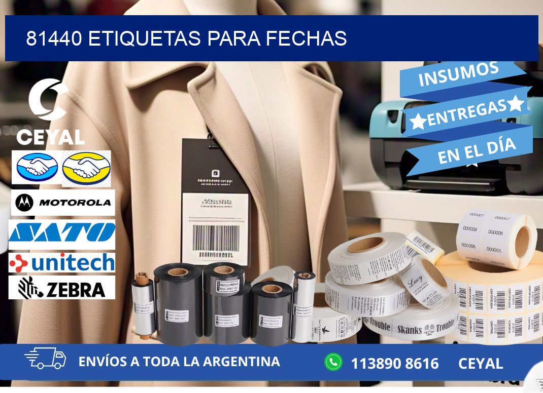 81440 ETIQUETAS PARA FECHAS