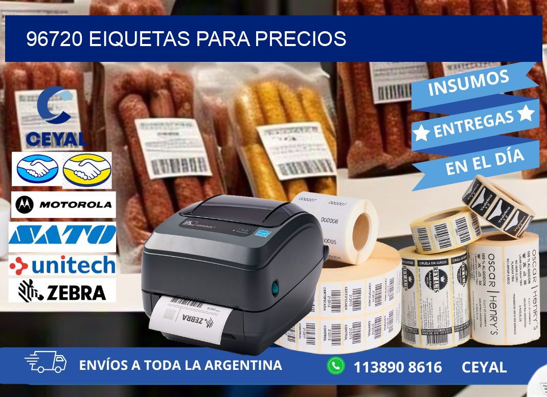 96720 EIQUETAS PARA PRECIOS