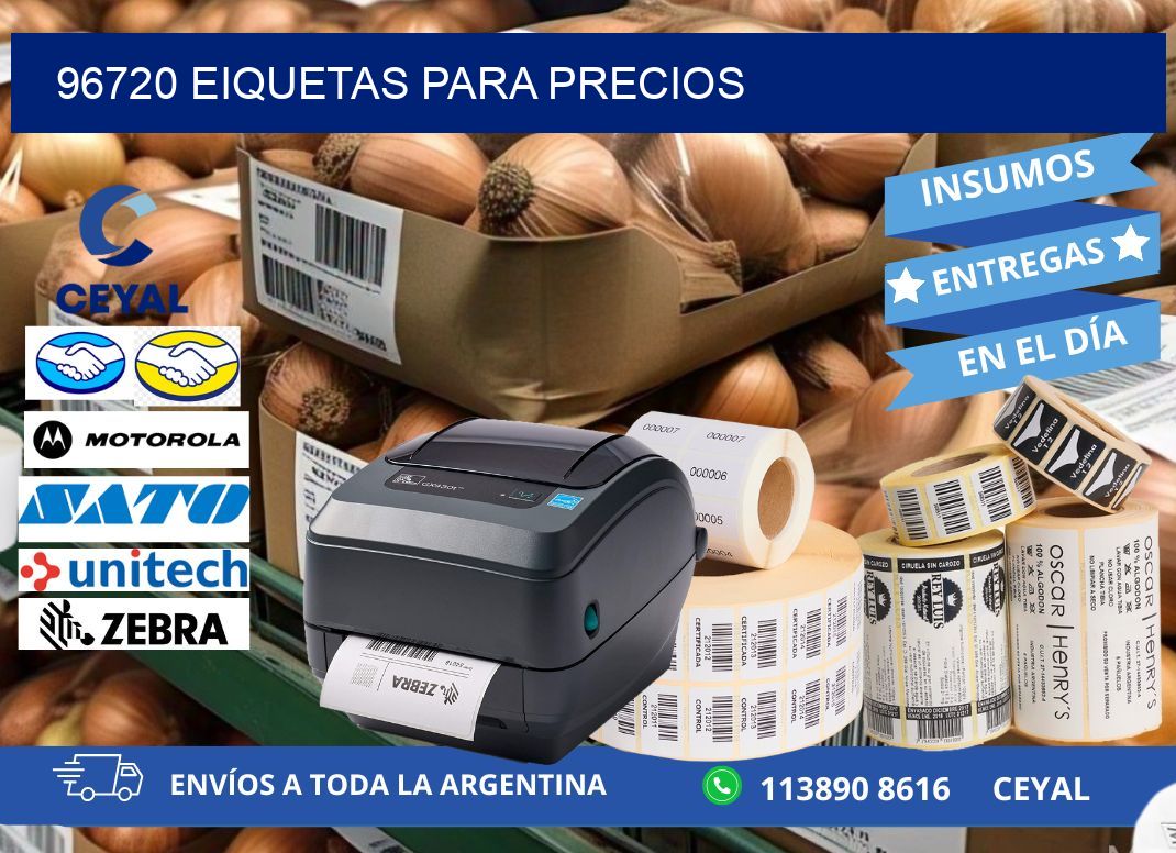 96720 EIQUETAS PARA PRECIOS