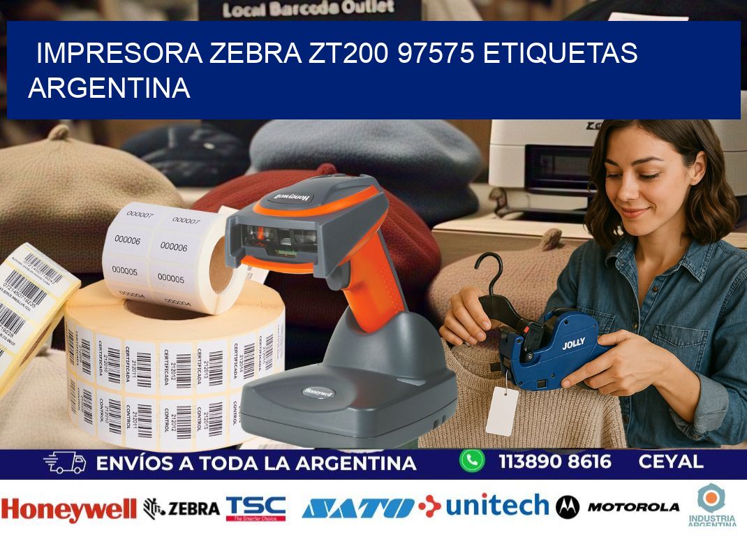 Impresora zebra zt200 97575 etiquetas argentina