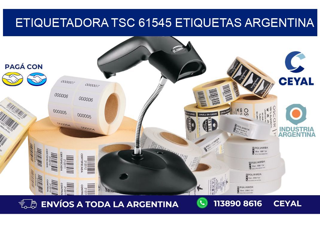 etiquetadora tsc 61545 etiquetas argentina