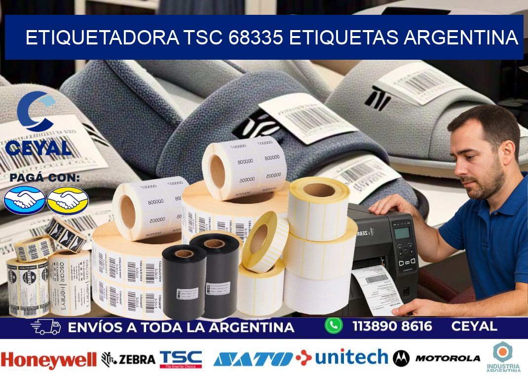 etiquetadora tsc 68335 etiquetas argentina