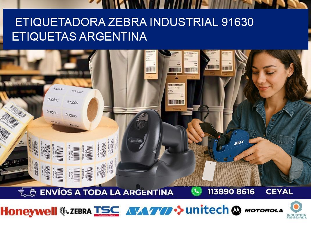 etiquetadora zebra industrial 91630 etiquetas argentina